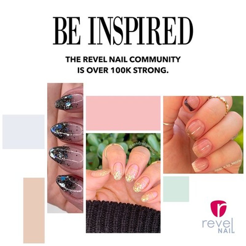 Revel Nail Dip Powder - Dip Build Powder, Nail Strengthener, Long-Lasting Dip Nails, Clear Dip Powder for French Nails, DIY Nails, Professional Nail Dipping Powder, Vivien (Clear), 0.5 oz