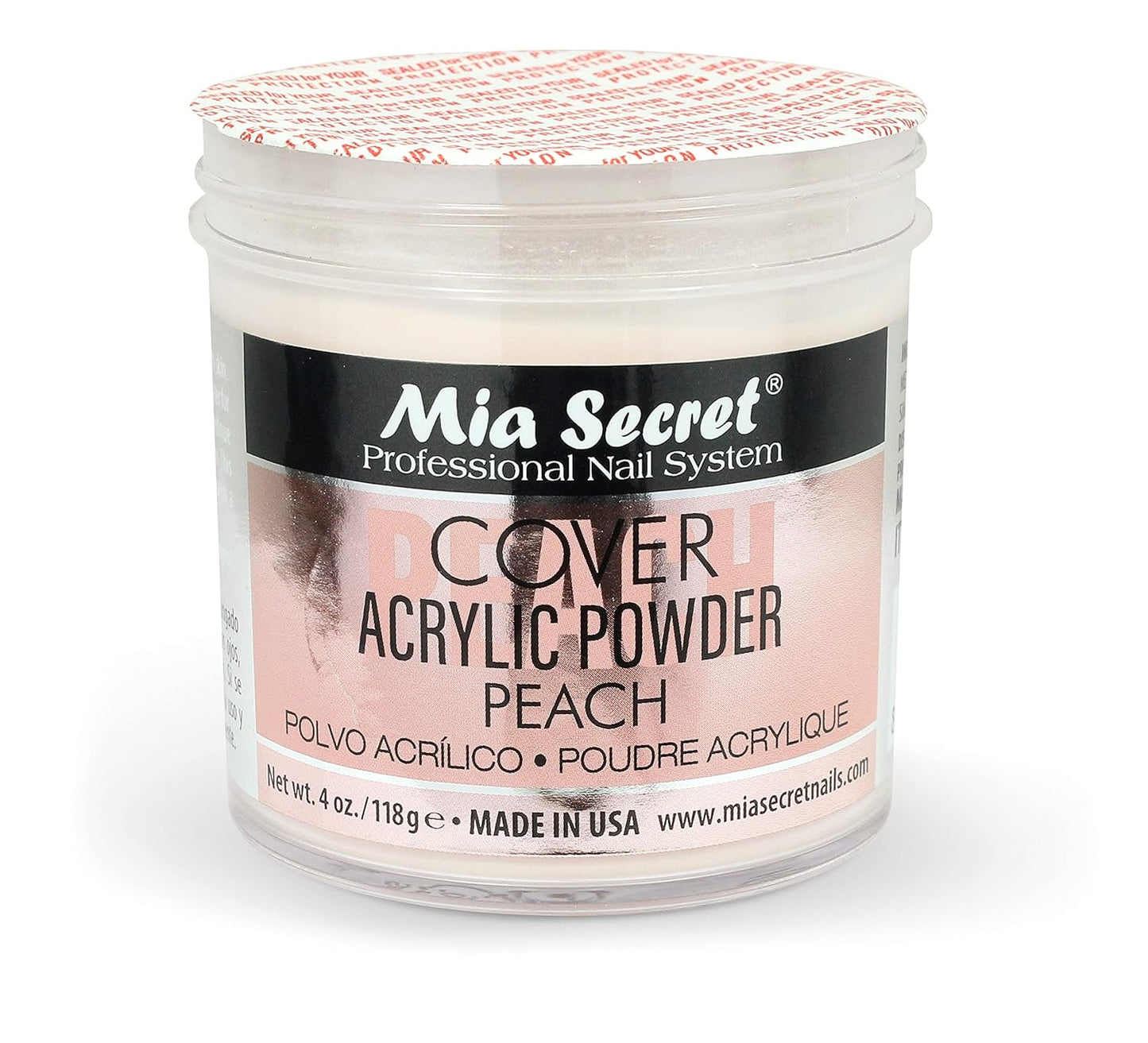 Mia Secret Acrylic Powder Cover Peach 4 oz.