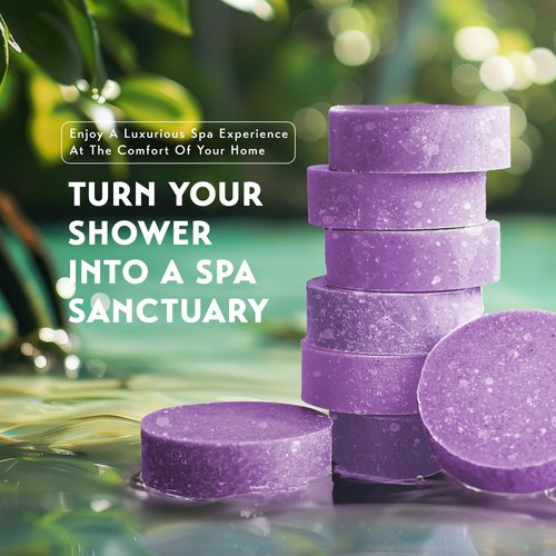 Shower Steamers Aromatherapy - Birthday Gifts for Women - Shower Bombs Aromatherapy, Spa Day Essentials, Relaxation Spa Gifts - Self Care Unique Gifts for Women and Men (Lavender 18 Count)