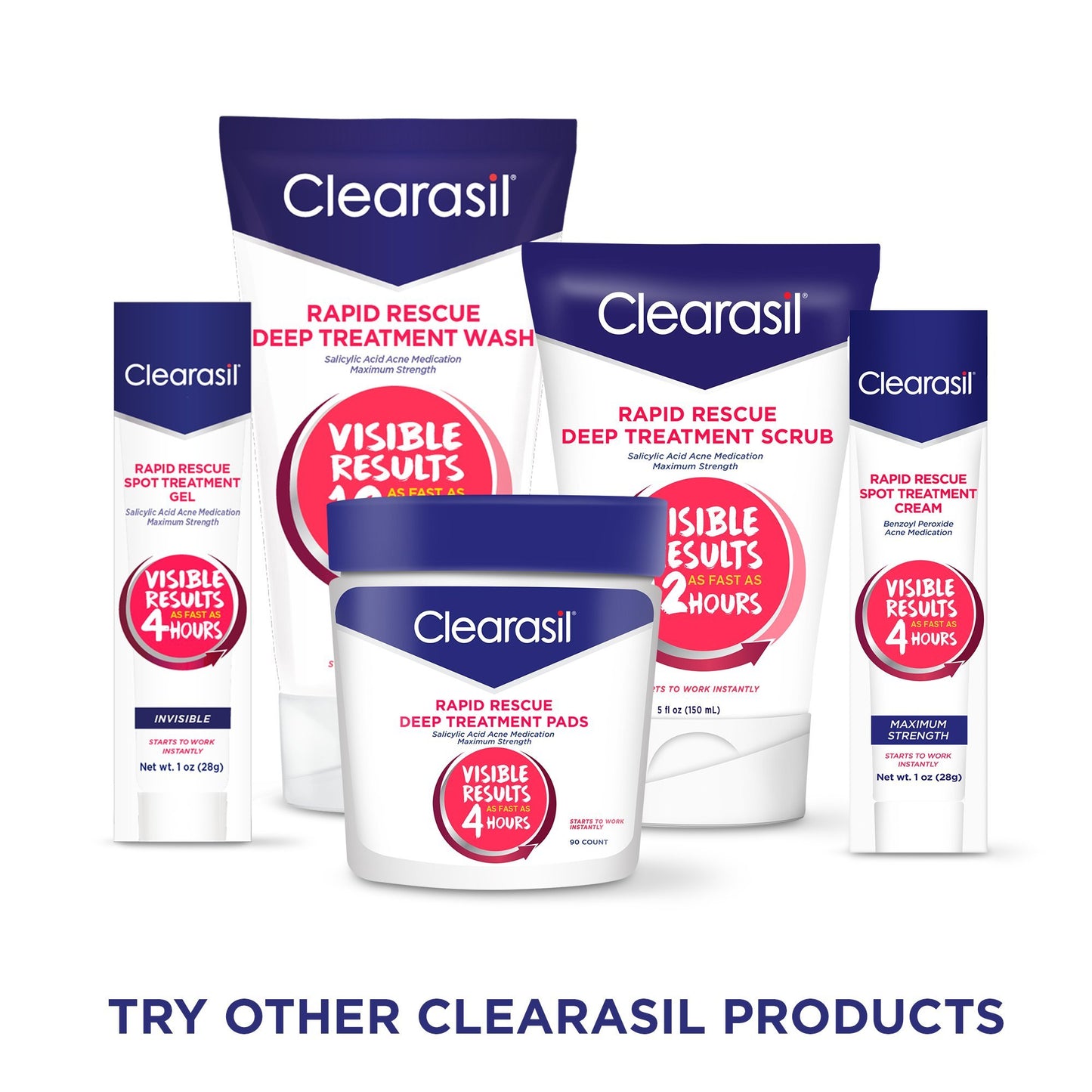 Clearasil Stubborn Acne Control 5in1 Weekly Scrub, 5 oz. (Packaging may vary)