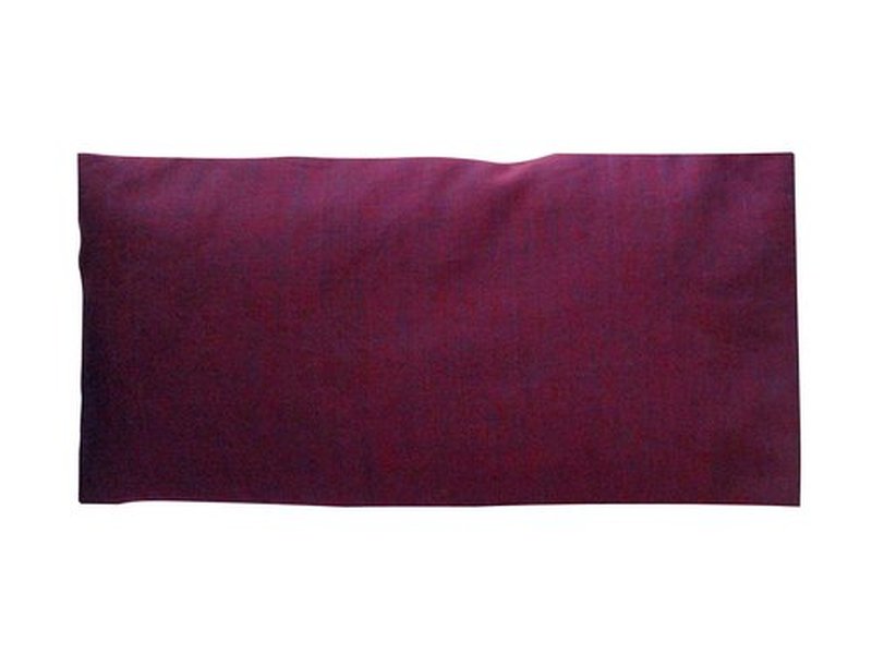 Peacegoods Eye Pillow w/Cover - Gift Set - Unscented Flax - 4 x 8.5 - Washable - Soft Cotton Flannel - Soothing Relaxing - fuchsia pink mulberry maroon