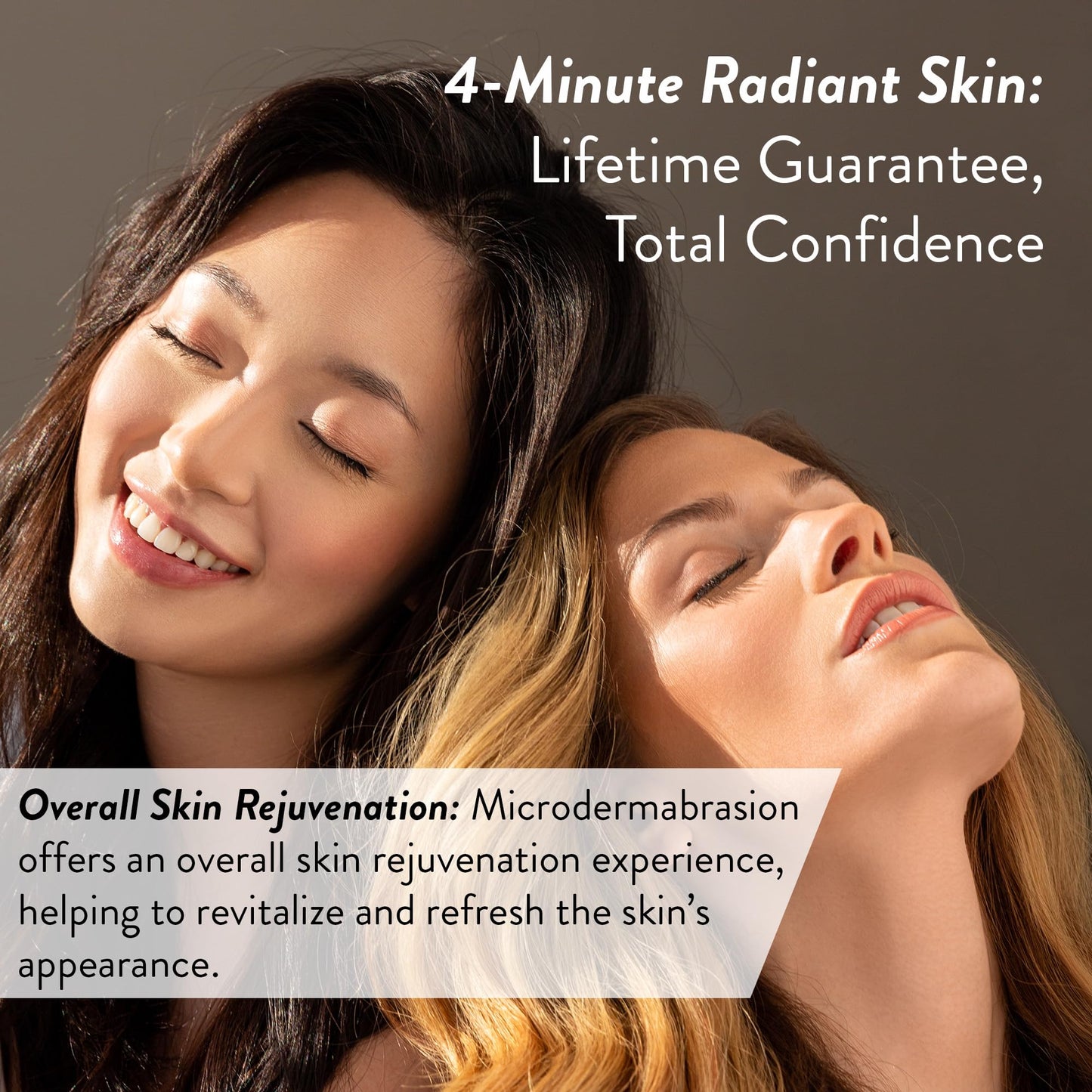Microderm GLO Complete Skincare Package Includes Diamond Microdermabrasion System, Premium, Fine, Massage Tips, 10mm Filters 100 pack, Peptide Complex Serum & Sonic Facial Cleansing Brush (Silver)