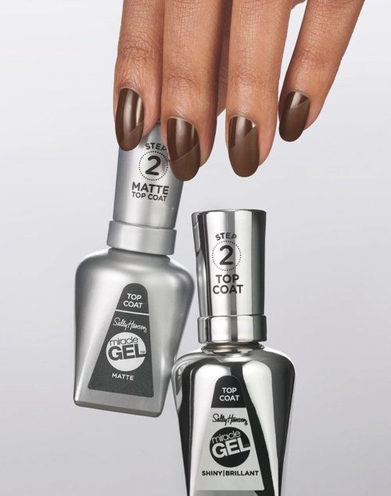 Sally Hansen Miracle Gel™, Been There, Dune That, Long Lasting, Gel-Like Formula, No UV Lamp Needed, Brown Nail Polish