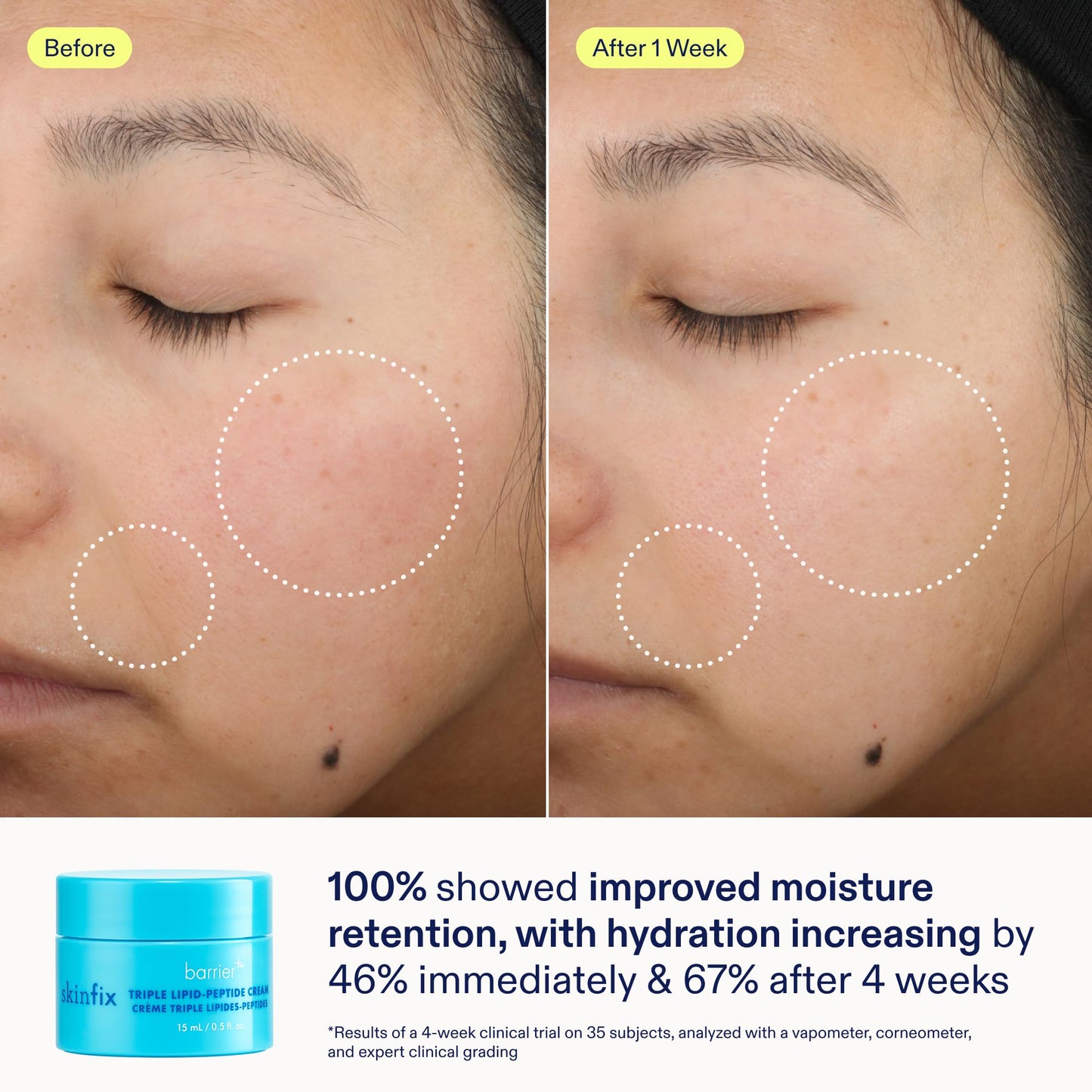 Skinfix Nourishing Cleanse + Moisturize Set with Hyaluronic Acid - Includes Mini Foaming Oil Cleanser (2 fl oz) & Mini Triple Lipid-Peptide Cream (0.5 fl oz) - Vegan, Cruelty Free