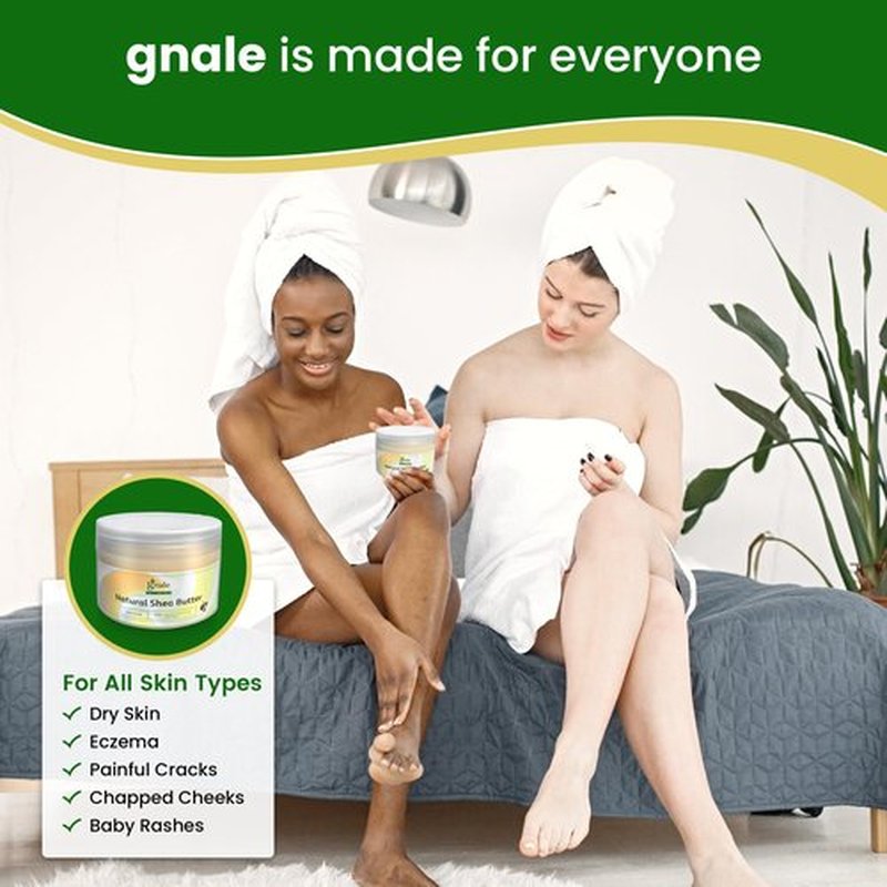 gnale Shea Butter Jar 250g(8oz) African Shea Butter Raw Organic. Body Butter Skin Moisturizer for Face Skin and Hair, Pure Raw Shea Butter for DIY Lotion, Oil, Cream, Soap (8)
