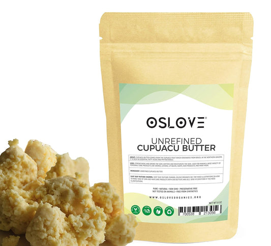 Cupuacu Butter - Pure & Natural 8oz Vegan Body Butter for Whipped Lotions, Salves & Soaps