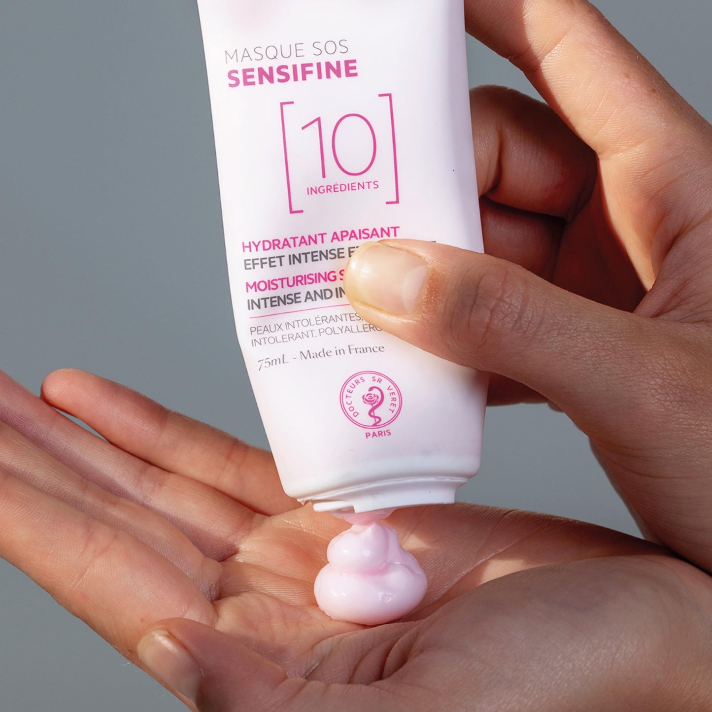 SVR - SENSIFINE SOS MASK - Hydrating and Soothing Cream Mask with Panthenol & Vitamin B12 - For Dry, Dehydrated, and Sensitive Skin - Suitable for Face & Neck - Immediate Skin Soothing - 2.5 fl.oz