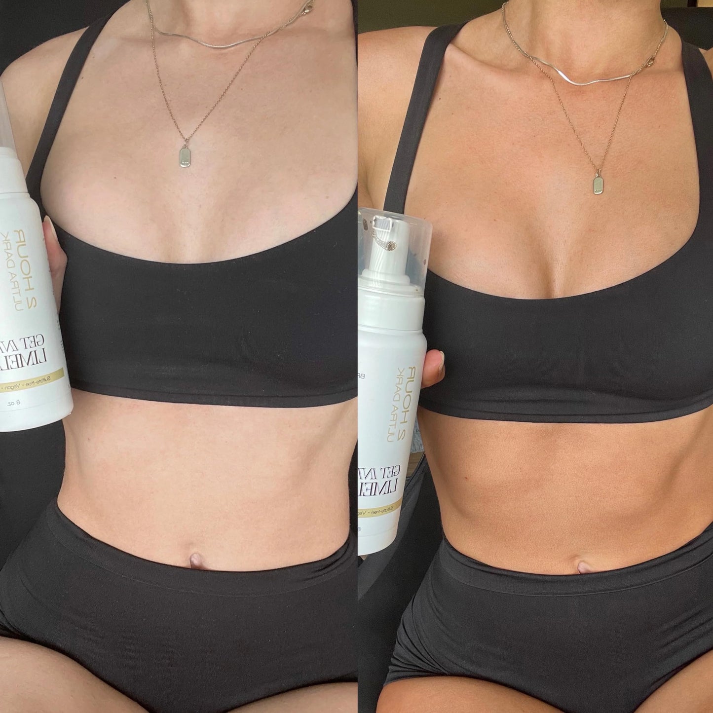 Get Into The Limelight 2 Hour Express, Ultra Dark Starter Kit with Self Tanning Mousse Plus Body and Face Applicator Mitts, Rinse in 2 Hours