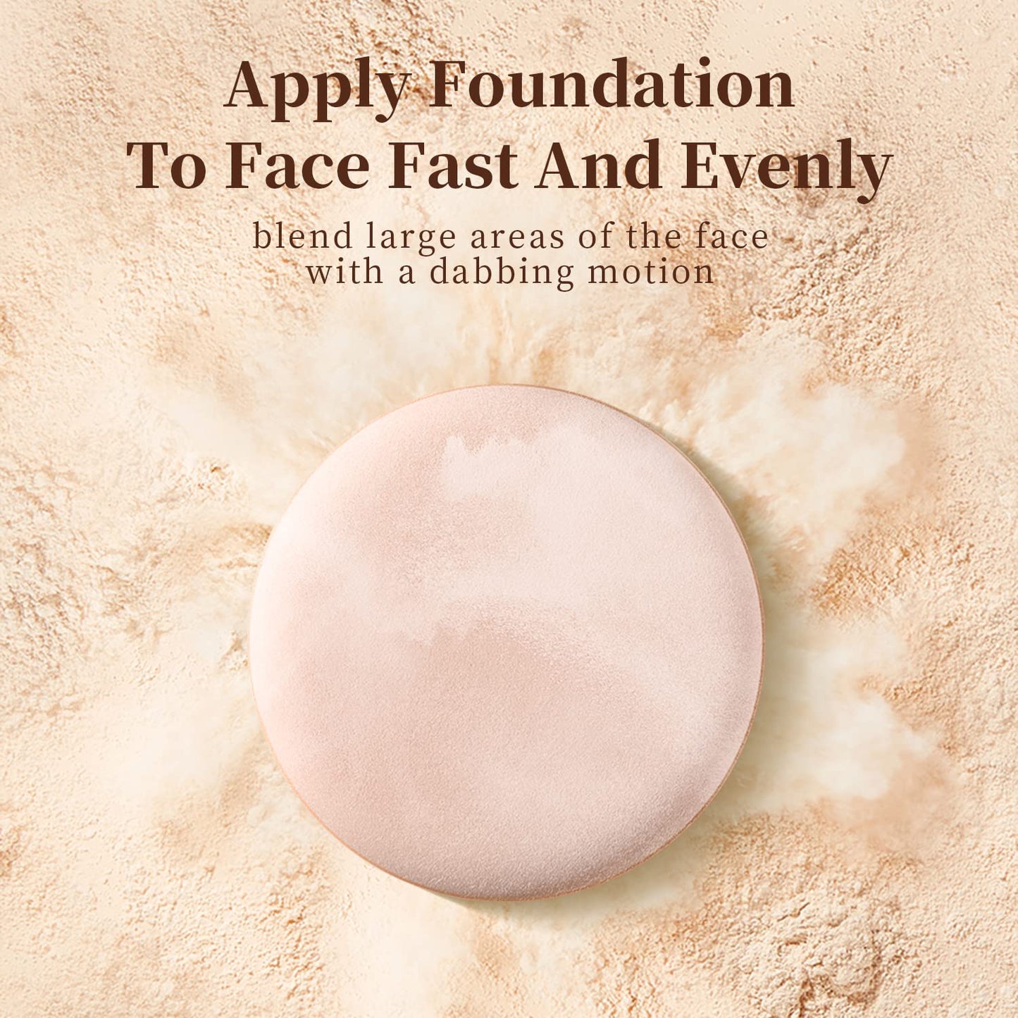 MOHOPE 8Pcs Air Cushion Makeup Puffs for Foundation with Portable Box, No Latex Blending Sponge for Liquid, Cream, Foundation and Powder, Teardrop Powder Puff, Mix