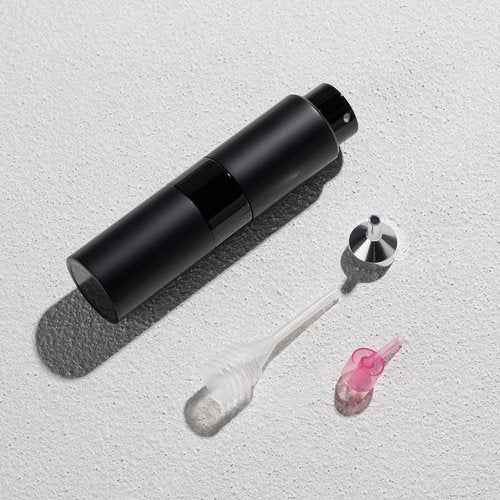 owlyee 20ML Perfume Atomizer, Empty Cologne Spray Bottle, Mini Sprayer Dispenser for Travel (Black, 2PCS)