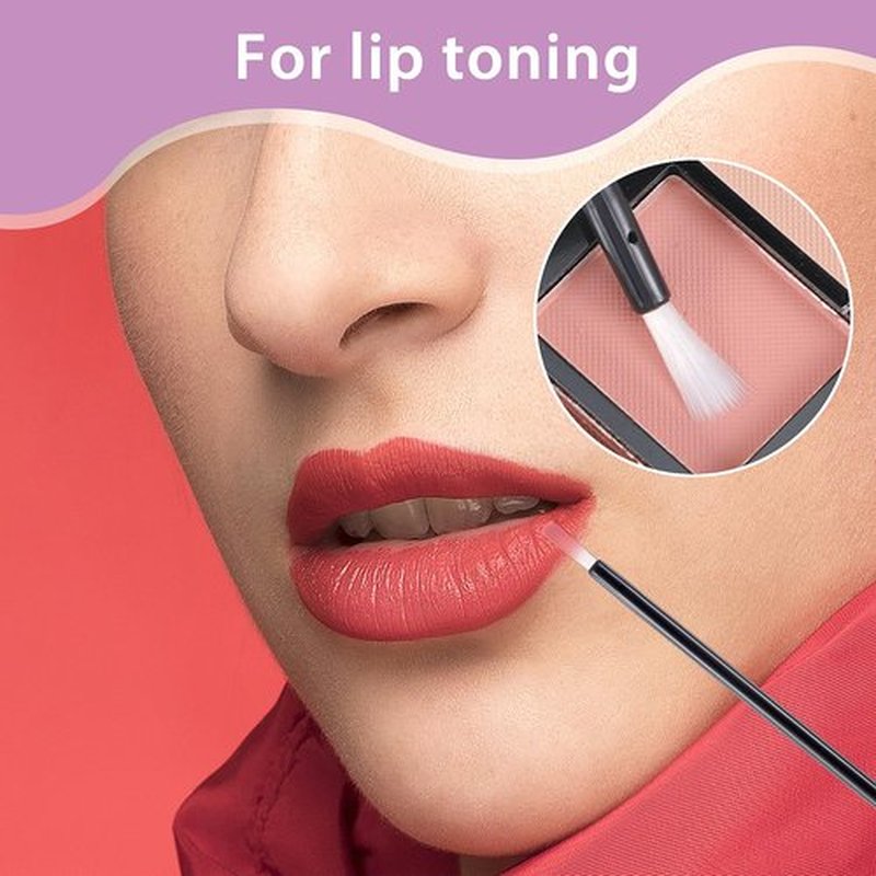 100 Pcs Disposable Makeup Lip Brushes Nail Polish Brushes Black Lipstick Applicators PYO Cookie Paint Brushes Lipstick Lip Gloss Wands Nail Polish Brush Multifunctional Makeup Brushes for Women