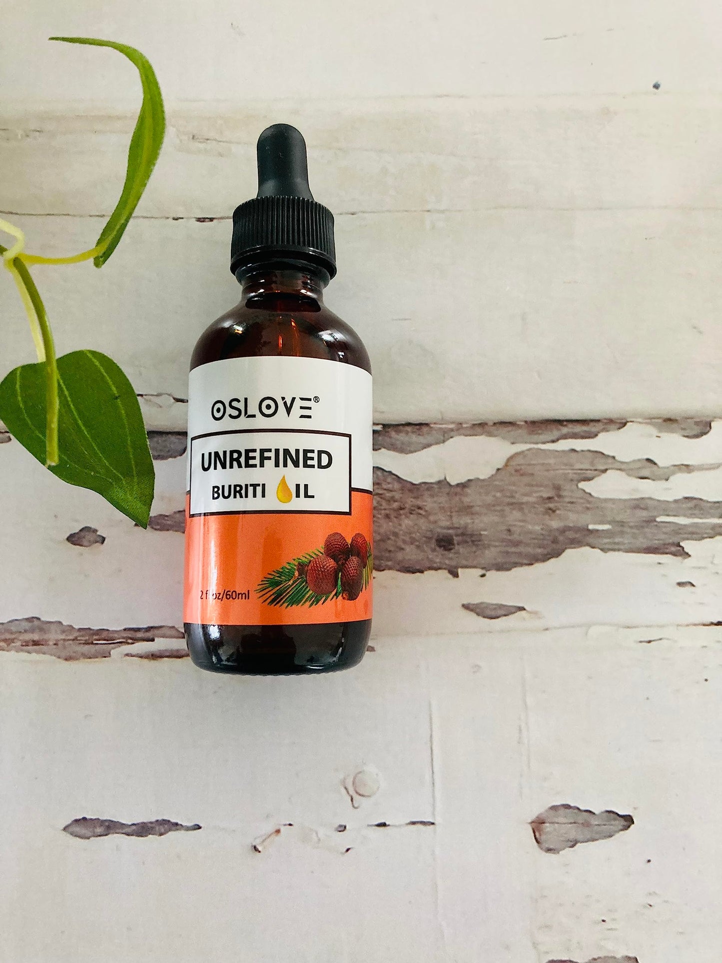 Unrefined Buriti Oil- Pure and Natural 2 oz by Oslove