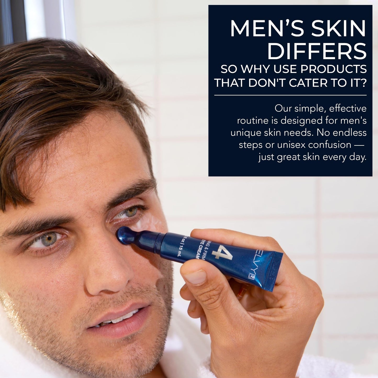 Under Eye Cream For Men & Women | Targets Wrinkles, Puffiness & Eyebags | Dermatologist-Developed | Vegan & Cruelty-Free | Made In USA | Day and Night Use | All Skin Type