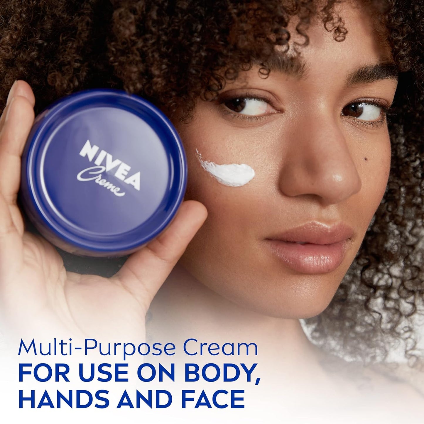 NIVEA Creme Body, Face and Hand Moisturizing Cream for All Skin Types, Rich Body Moisturizer with Provitamin B5, 6.8 Oz Jar, Pack of 3
