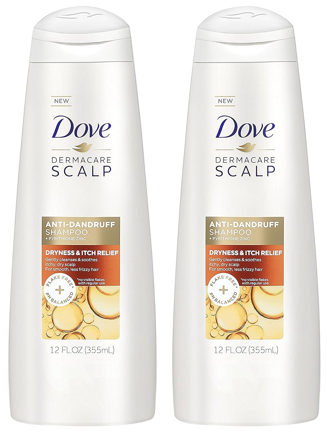 Dove DermaCare Scalp Dryness & Itch Relief Conditioner 12 oz (Pack of 4)