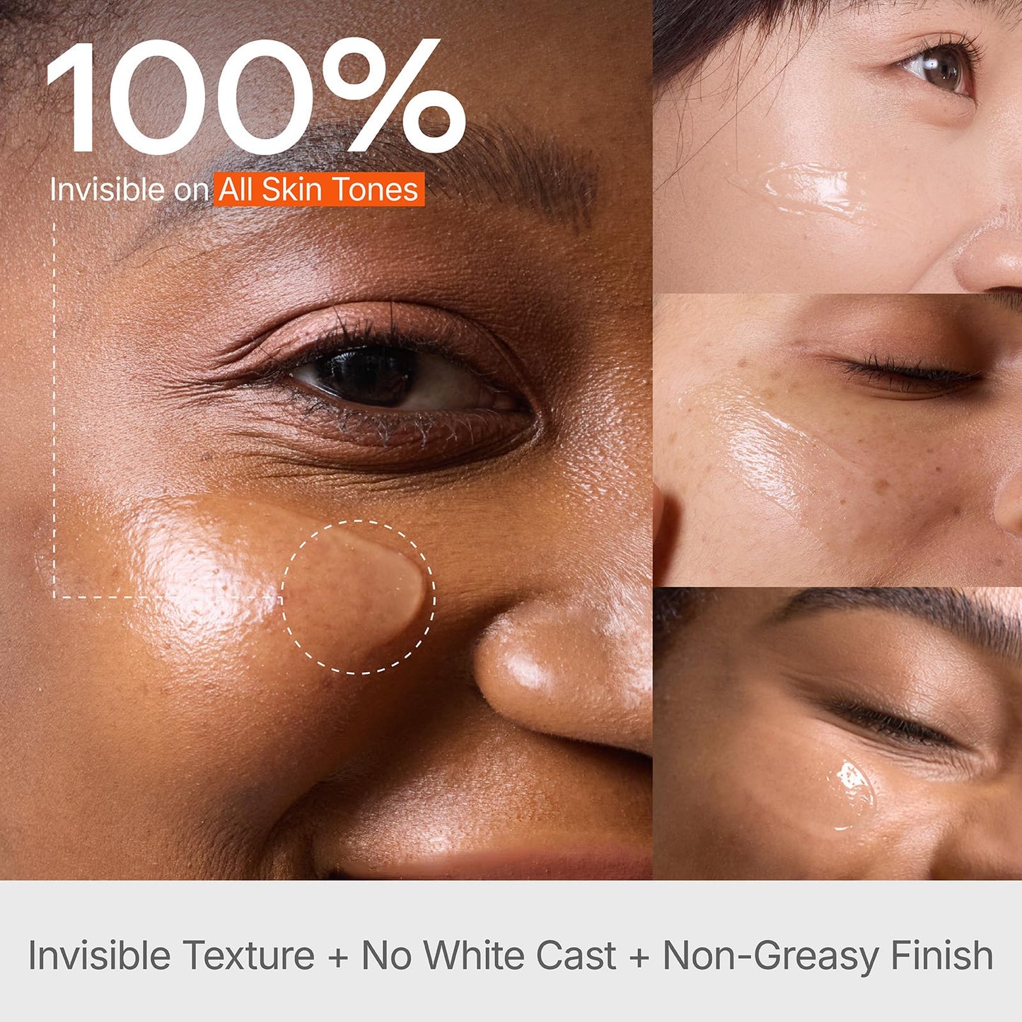 MISTINE Invisible Matte Finish Sunscreen Gel SPF 50, Makeup Primer 2-in-1, No White Cast, Lightweight Blurring Primer, Broad Spectrum for All Skin, Non Comedogenic, Men-friendly 1.01 fl oz/30mL