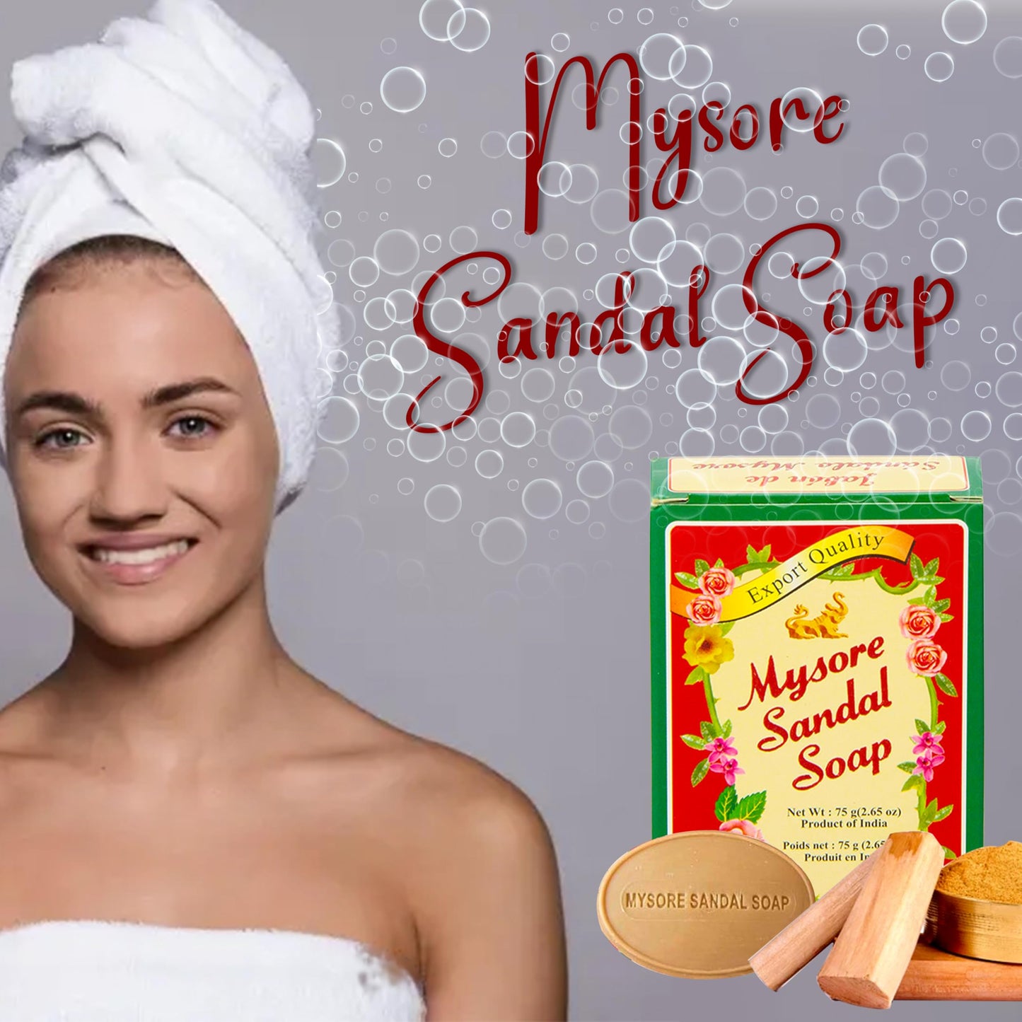 Mysore Sandal Soap 75g (Pack of 12)