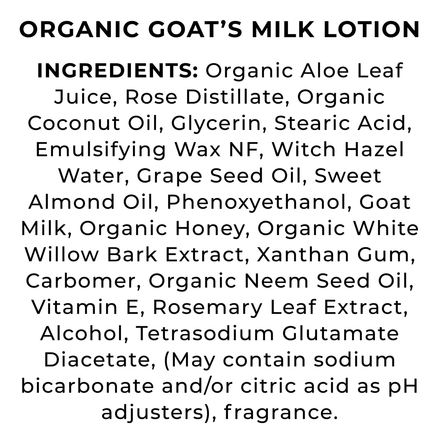 Grecian Organic Goat Milk Lotion for Women Black Raspberry Vanilla Scent - Luxurious, Nourishing & Hydrating, 81% Organic with Aloe, Coconut Oil, Honey
