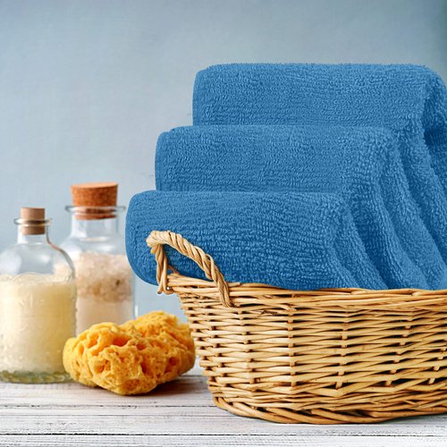 Utopia Towels 12 Pack Premium Wash Cloths Set (12x12Inches) 100% Cotton,Flannel, Ring Spun, Highly Absorbent and Soft Feel Washcloths for Bathroom, Spa, Gym, and Face Towel (Electric Blue)