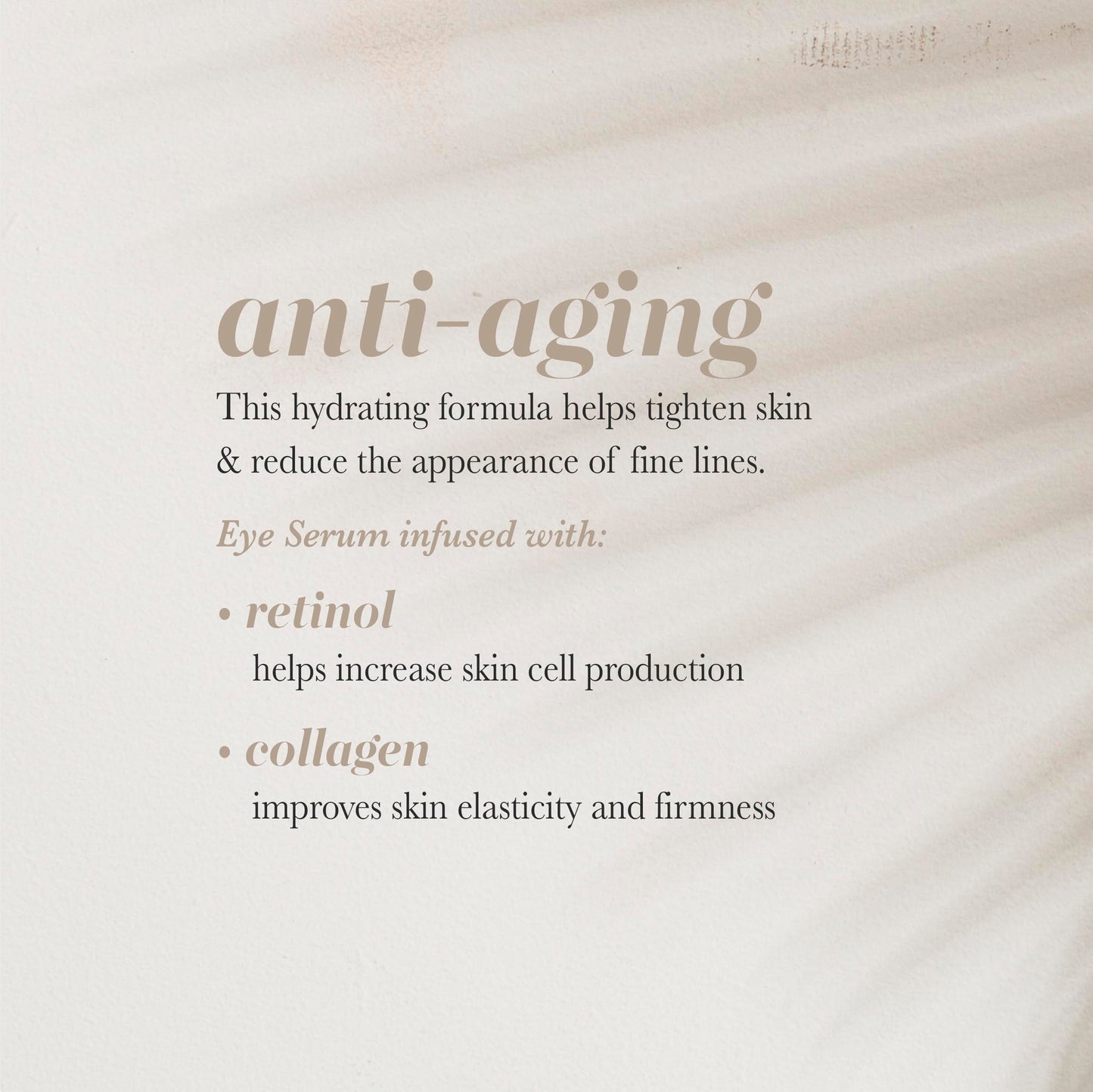Pearlesssence Anti-Aging Eye Serum with Retinol & Collagen - Helps Reduce Fine Lines & Wrinkles | Gentle & Lightweight Formula | Plumps & Tightens (1oz)