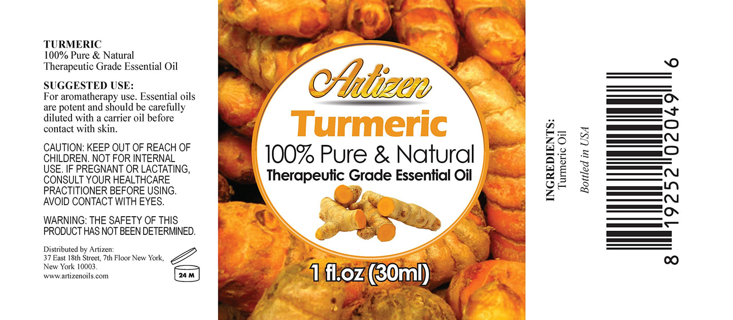 Artizen 30ml Oils - Turmeric Essential Oil - 1 Fluid Ounce