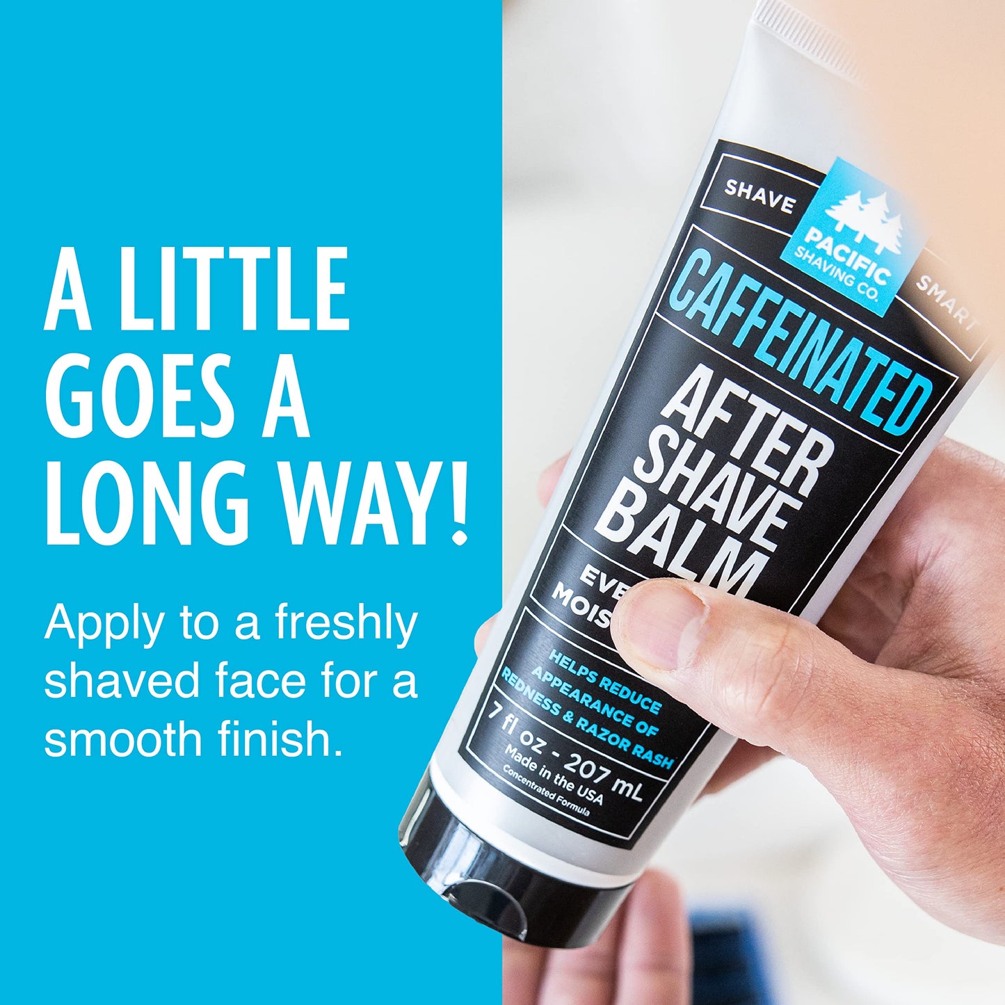 Pacific Shaving Company Caffeinated Shaving Cream & Aftershave Set - Shave Kit for Men - Antioxidant + Caffeine Enriched Shave Cream + Aftershave Lotion (3.4 Oz, 2 Pack)
