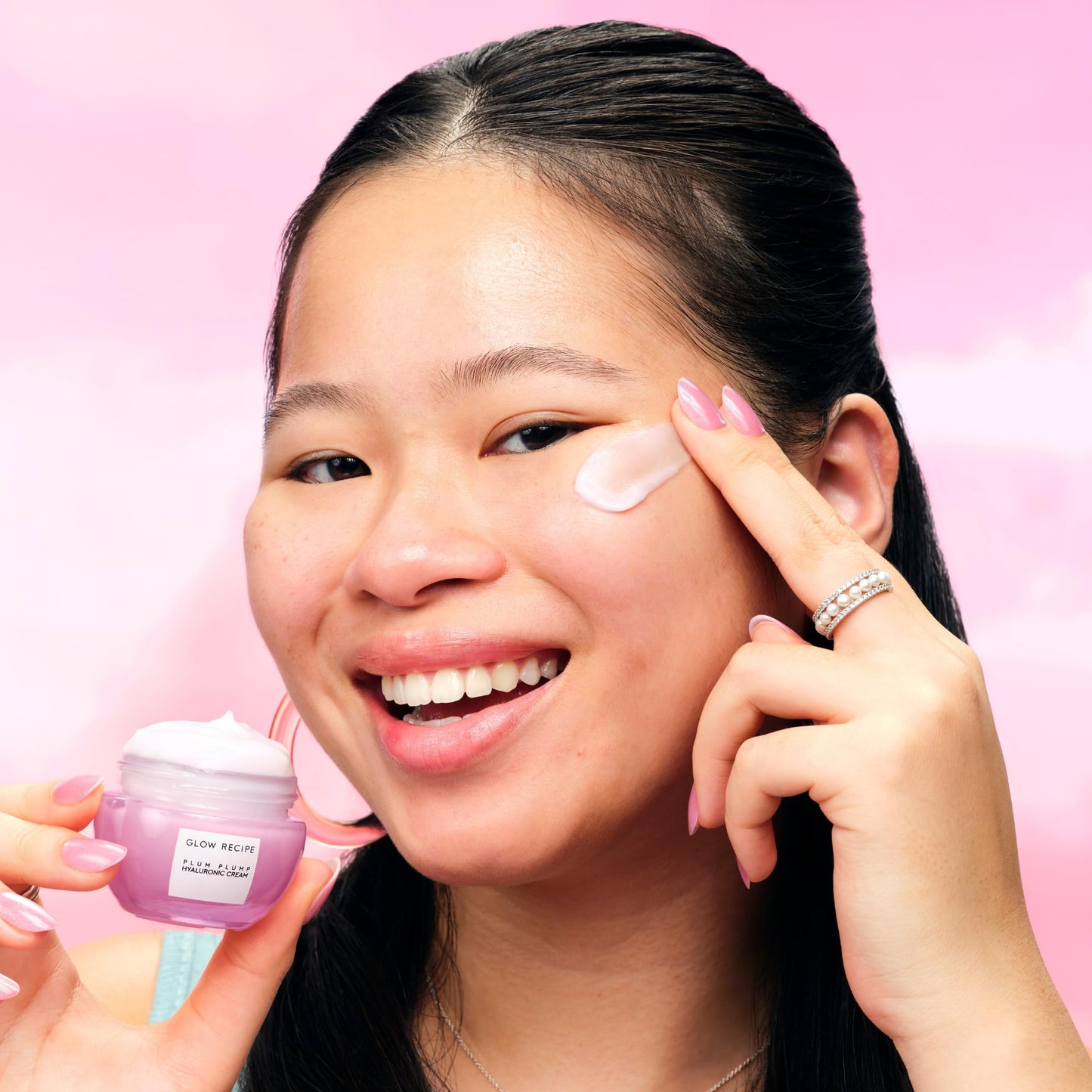 Glow Recipe Get Glowing With Me Kit by Katie Fang - PHA + BHA Face Toner & Gentle Face Exfoliant + Plum Plump Hyaluronic Acid Moisturizer Face Cream + Hue Drops Tinted Serum (3 Count)