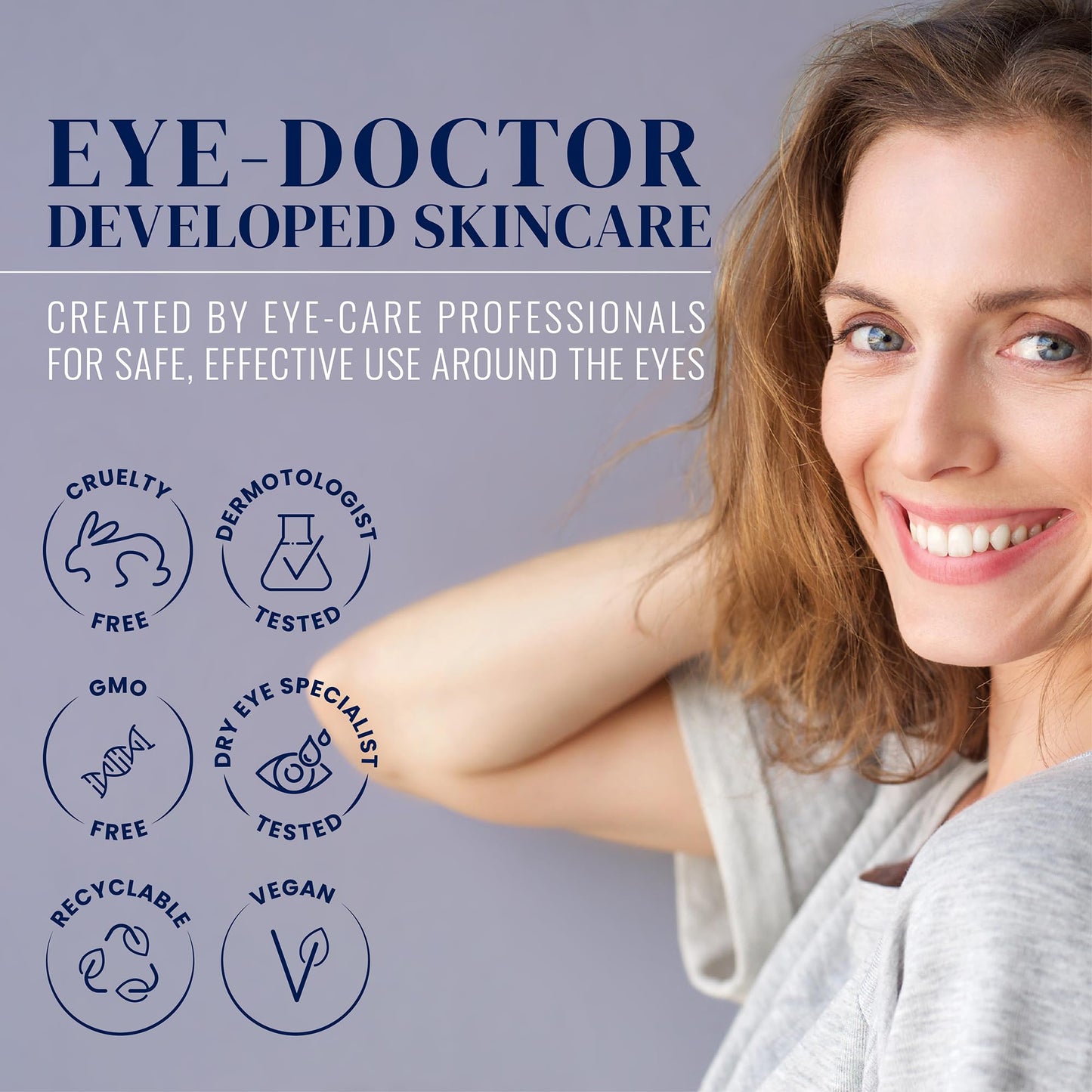 Eyederm Cosmetics Microneedle Eye Patches For Dark Circles And Puffy Eyes With Hyaluronic Acid, Hydrating Under Eye Gel Patches For Wrinkles, Fine Lines, Non-Toxic & Paraben-Free, 4 Pairs
