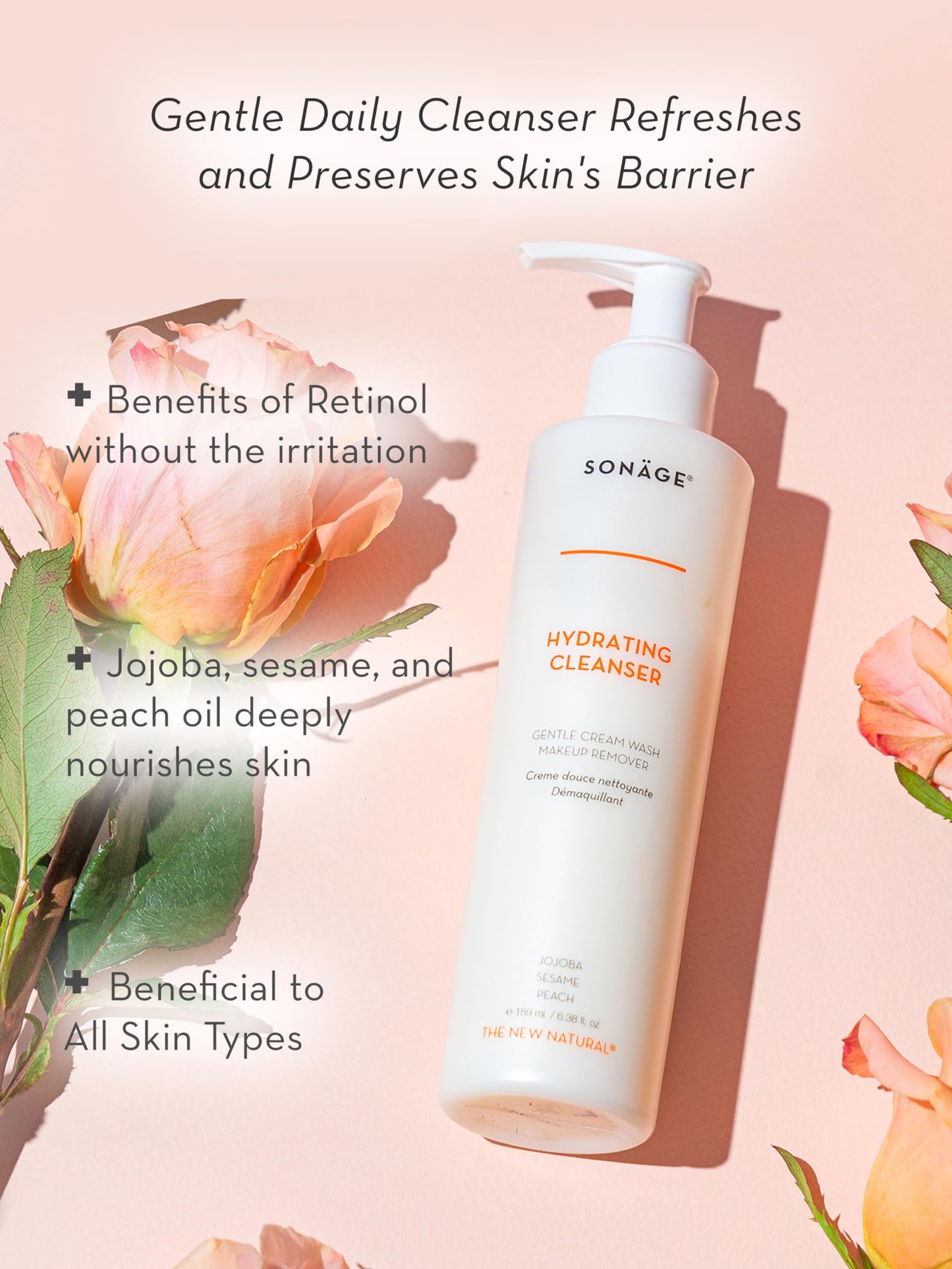 Clean & Glow Duo- Cleansing Creme and Glycolic Acid Pads, Makeup Remover, Exfoliate and Brighten