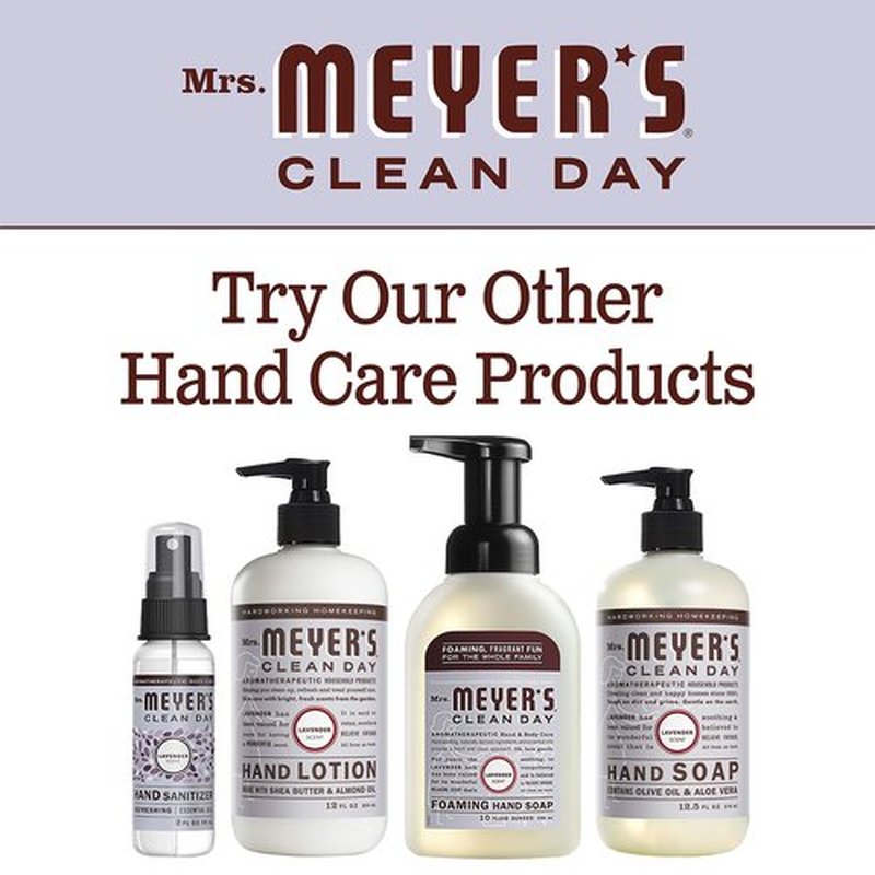 Mrs Meyers Hand Soap Lavender 12.5 Ounce Pump (370ml) (3 Pack)