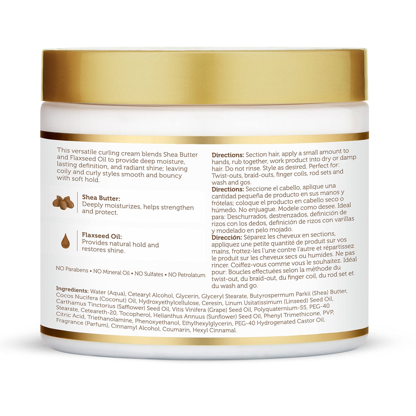 African Pride Moisture Miracle Curling Cream, 15 Oz (3 Pack)