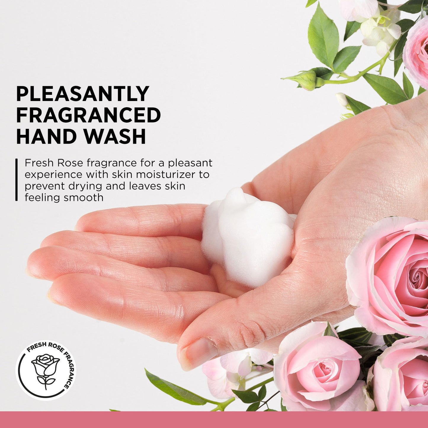 SC Johnson Professional REFRESH ROSE FOAM HAND SOAP TOUCH FREE 1.2 LITERS, 3 PACK