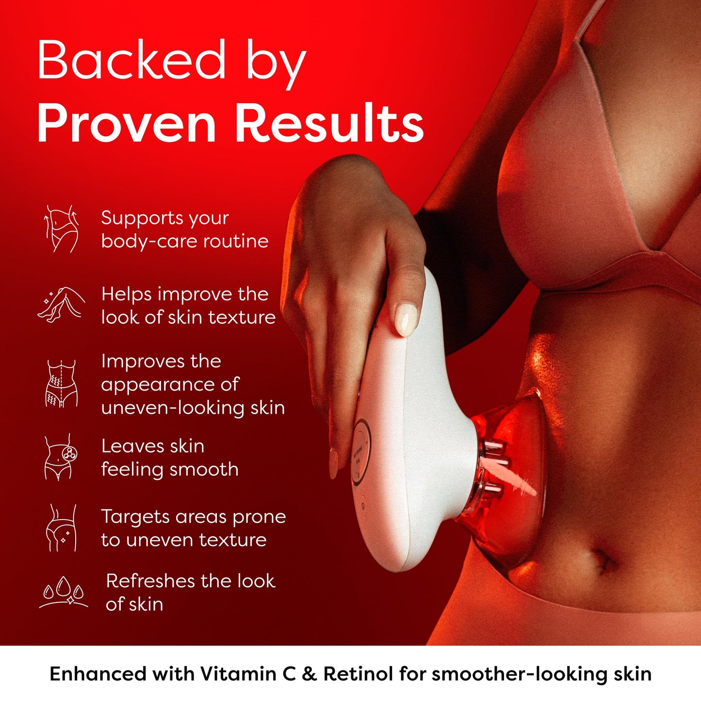 Redu Sculpt Body Sculpting Machine with Vitamin C Oil & Retinol Oil