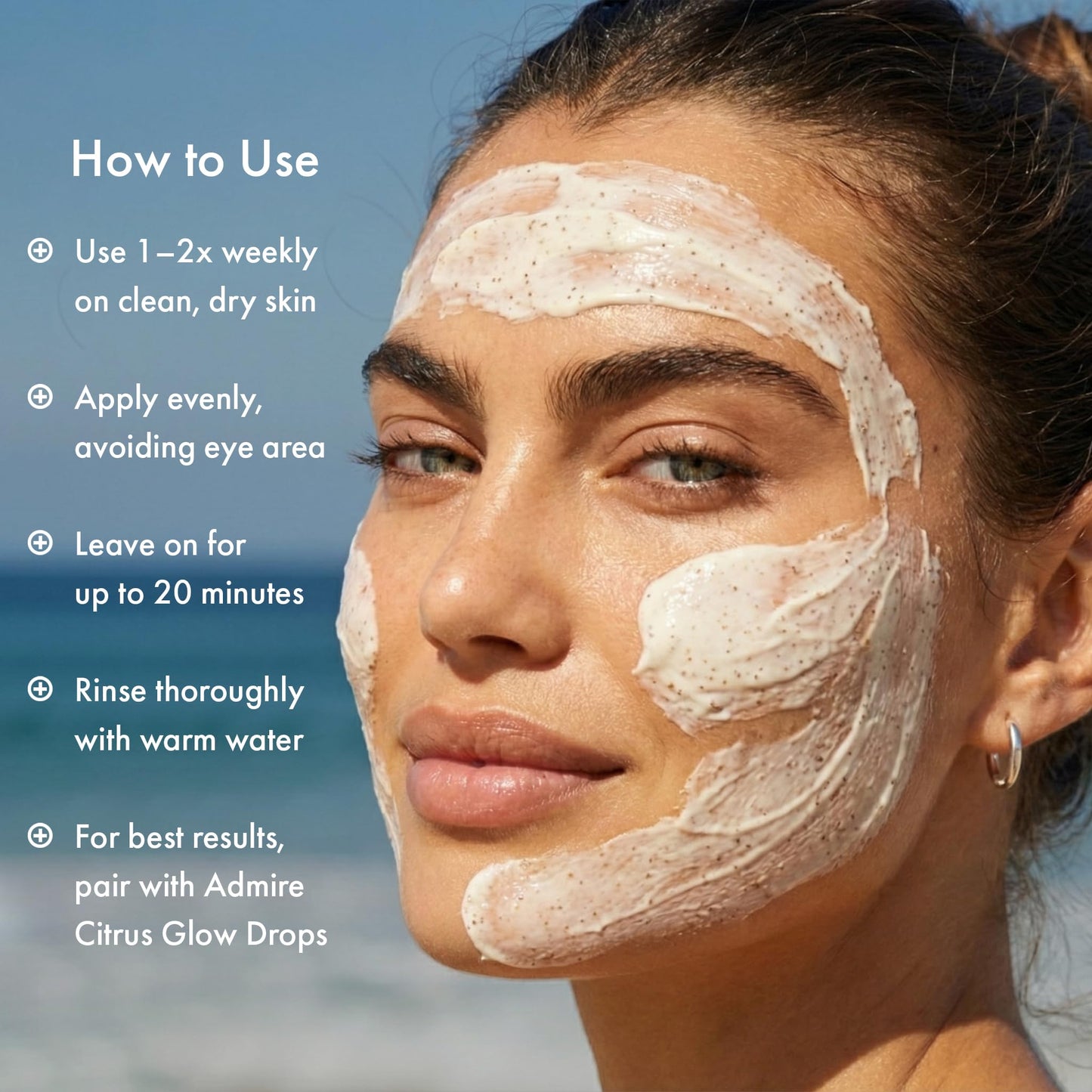 Vitamin C Mask for Face – Brightening Face Masks Skin Care Contains Glycolic Acid and Lactic Acid + Squalane Oil – Hydrating Beauty Face Mask for Glowing Youthful Skin and Smooth Even Skin Tone 2oz