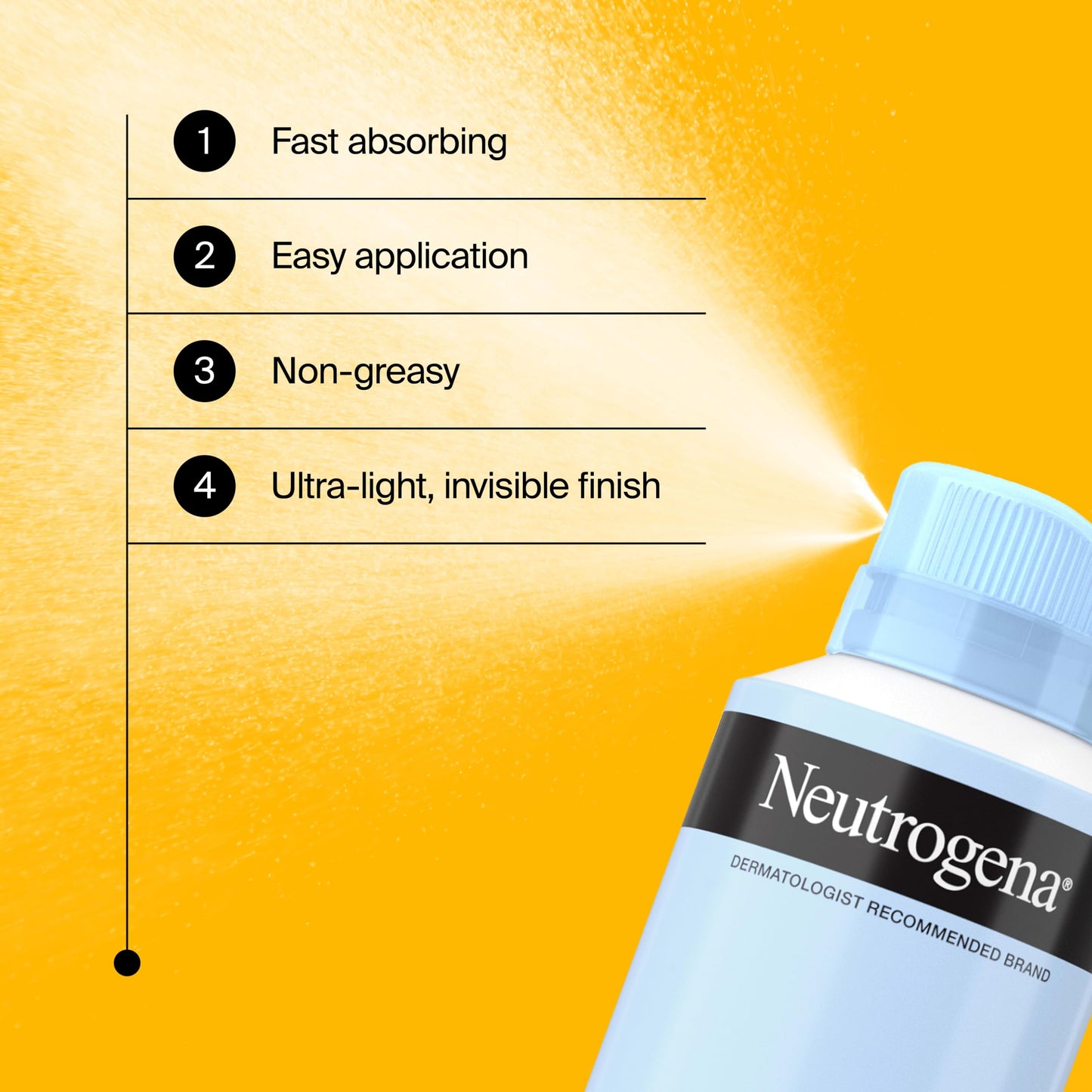 Neutrogena Ultra Sheer Sunscreen Spray SPF 45 Body Mist, Lightweight Non-Greasy Broad Spectrum UVA/UVB Protection, Non-Comedogenic Water Resistant Spray Sunscreen (80 min), Pack of 3, 5 oz
