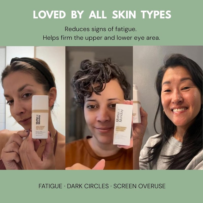 Under Eye Cream for Dark Circles - Caffeine & Peptides, Firming Anti-Fatigue Formula | 0.5 oz