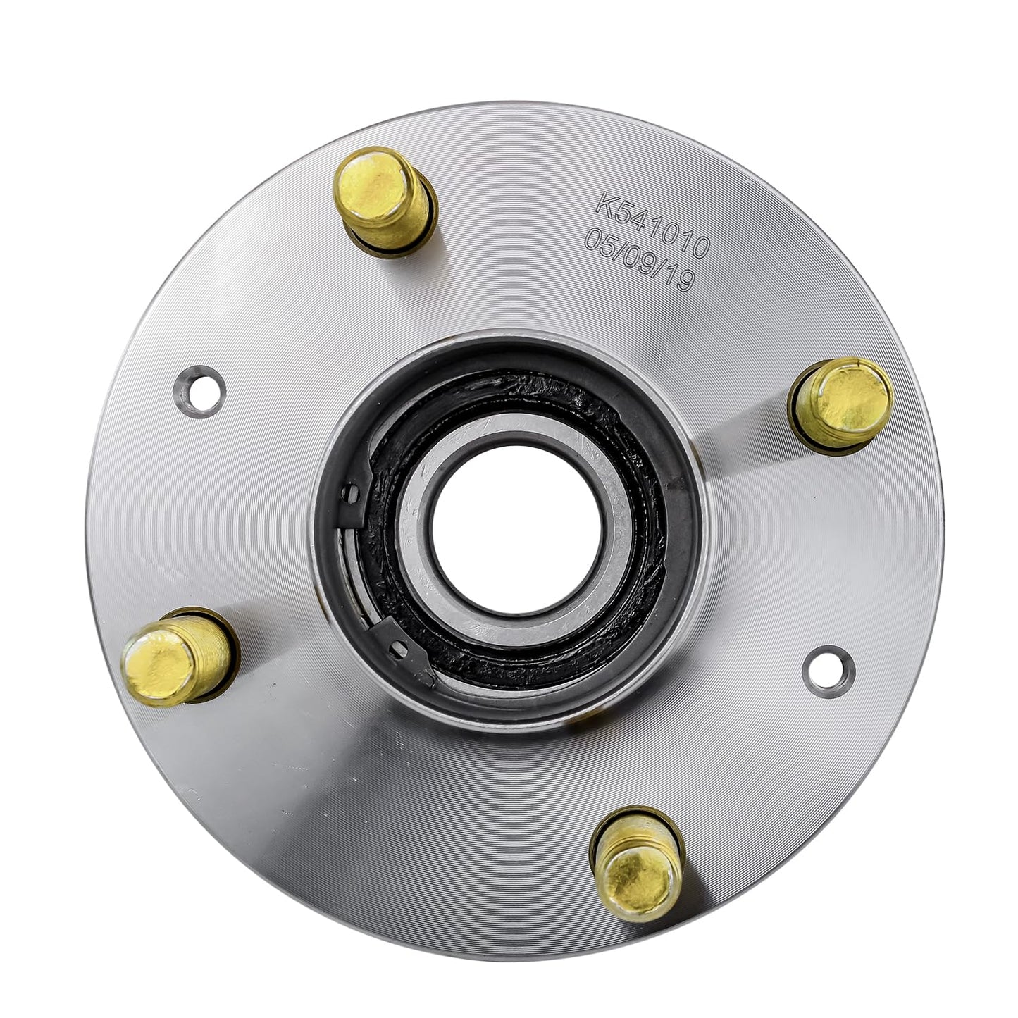Detroit Axle - Rear Wheel Bearing and Hub Assembly with 4-Lug for Chevrolet Aveo 2004-2011, Aveo5 2007-2011, Suzuki Swift+ 2004-2007, Pontiac G3 2009-2010, Pontiac Wave 2005-2008, Non-ABS