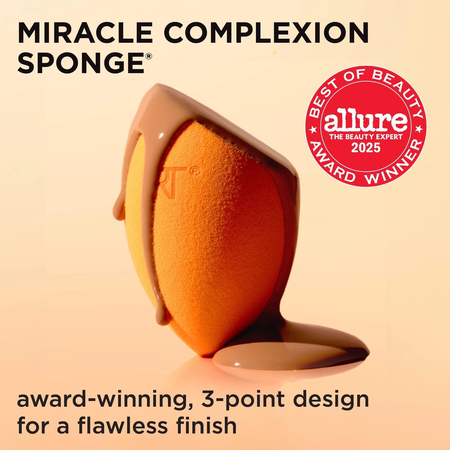 Real Techniques Mini Miracle Complexion Sponge Makeup Blender, Beauty Sponges,(2 Packs of 4, 8 Count Total)
