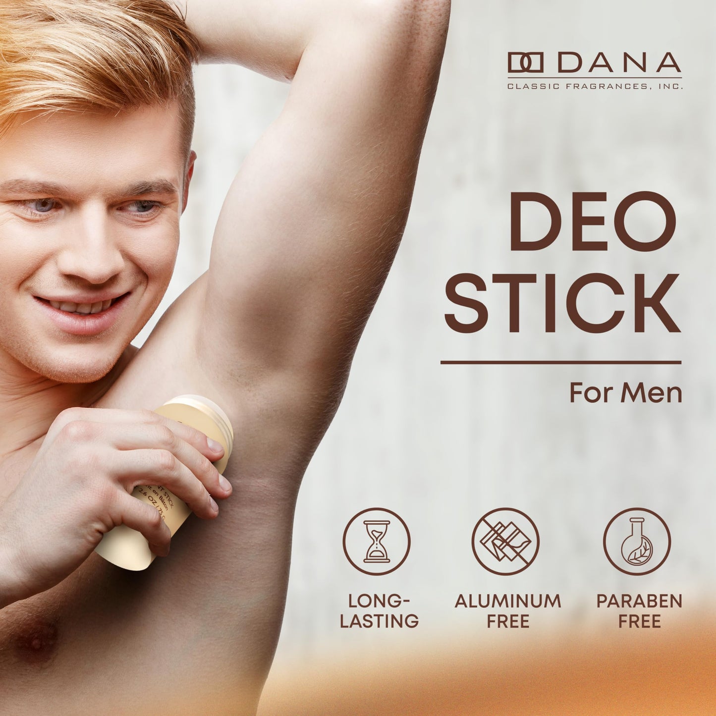 English Leather Deodorant for Men - Classic & Masculine with Long Lasting Citrus, Aromatic & Woody Scent (2.6 Oz / 75 g)