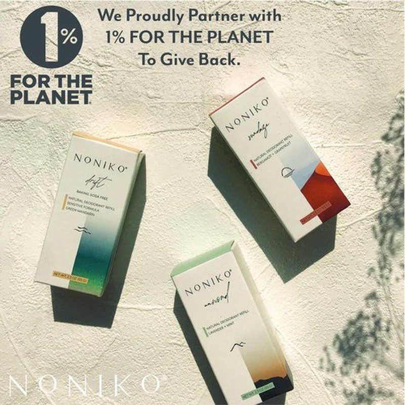 NONIKO - Natural Deodorant - UNWIND REFILL - Stainless Steel Refill - Aluminum Free, Paraben Free, Plastic Free - For Men & Women – Lavender and Mint