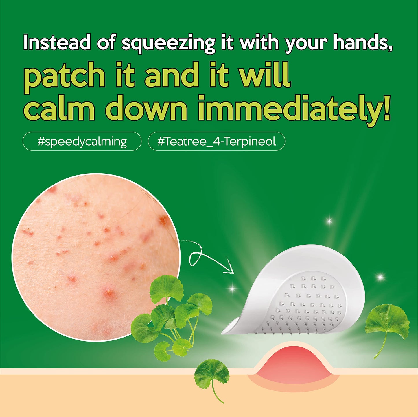 Troubless Micro-Point Pimple Patch - Korean Clear Pimple patched for Face/Micro Needle Pimple Patch with TeaTree Oil/Trouble Care Invisible Patch/Korean Skincare 9 Patches(Pack of 1)