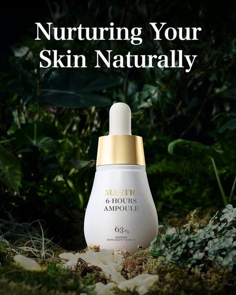 MASTINA Mastic Ampoule Serum Spoid Type Set(Dropper Type, 0.5fl oz, pack of 3) - Serum for Even Skin Tone and Elasticity. Fermented Mastic Gum