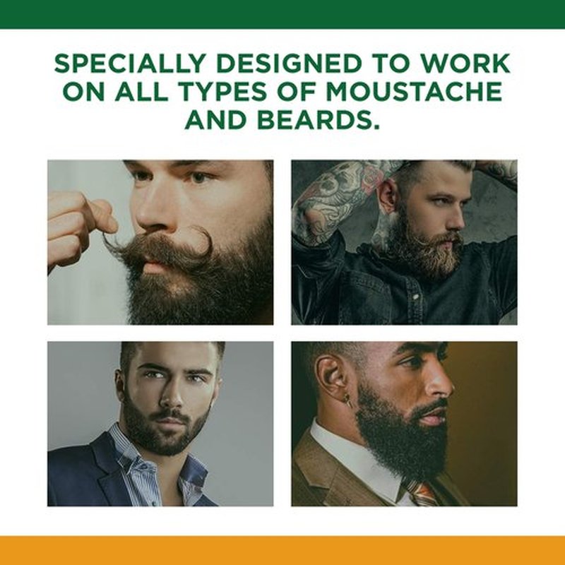 Clubman Pinaud Moustache Wax Black, 0.50 Oz (Pack of 6)