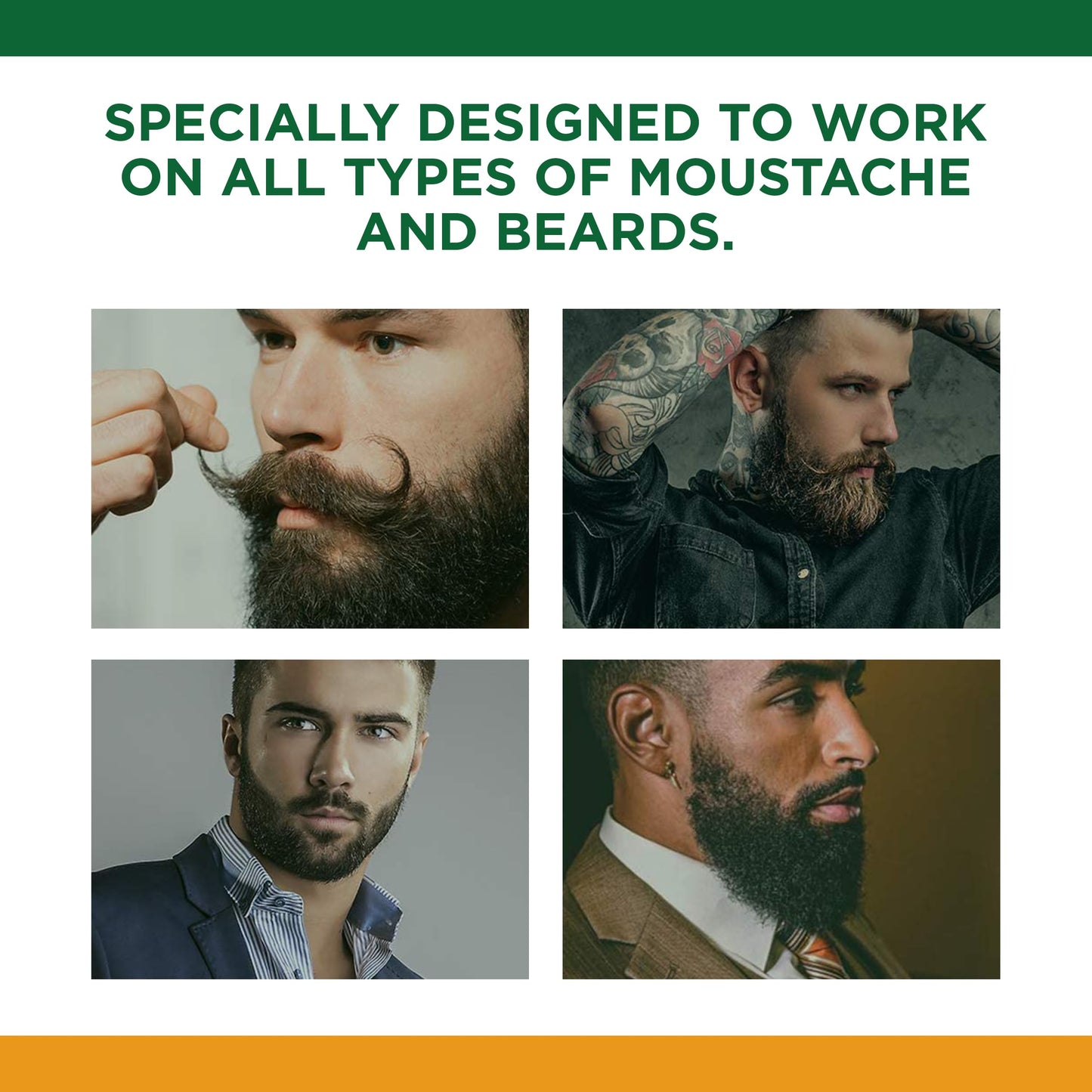 Clubman Moustache Wax Hang Pack - Neutral, 0.5 oz