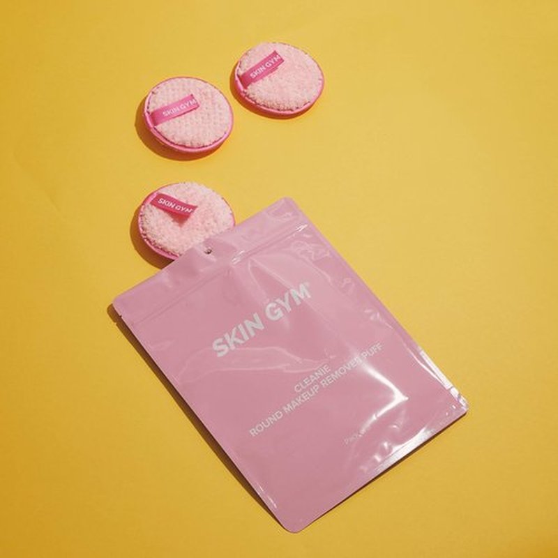 Skin Gym Cleanie Reusable Makeup Remover Pad 3 pieces - Removes Makeup with water - No chemicals, No harsh Fibers