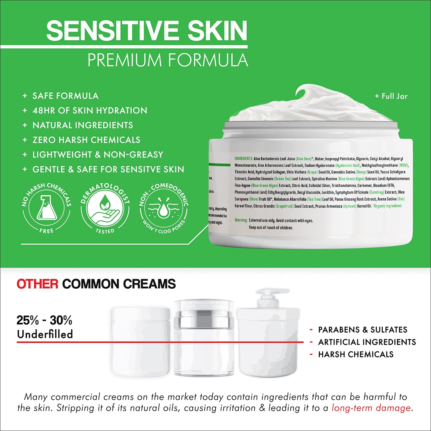Epic Organicum Aloe Vera Moisturizing Face and Body Cream