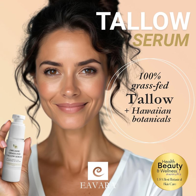Ultra Face Moisturizer & Tallow Serum Set - Hydrating Skincare Duo with Grass-Fed Tallow & Hyaluronic Acid | 2pc Set