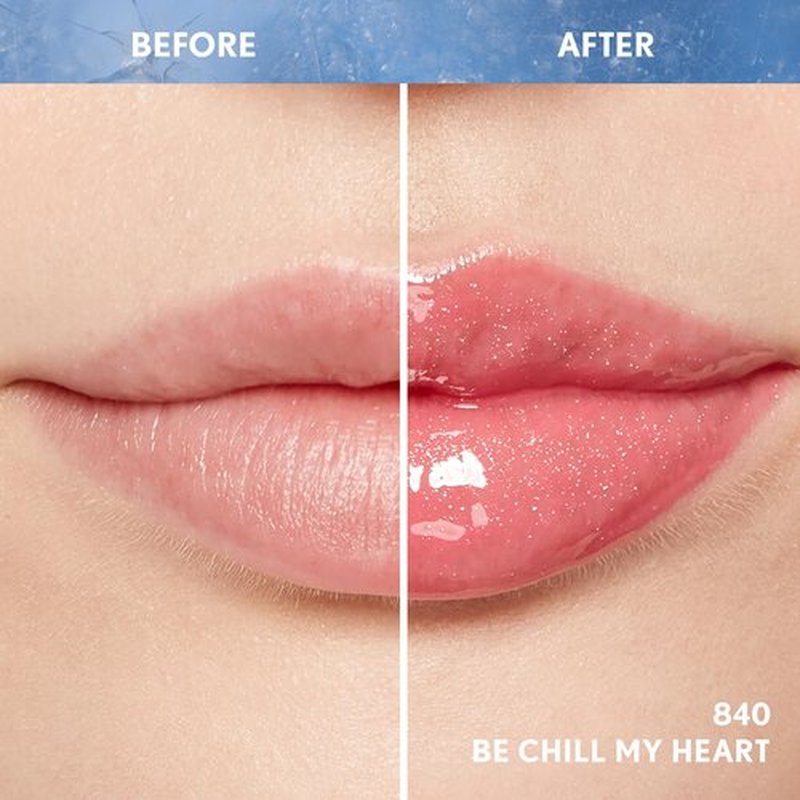 Covergirl Clean Fresh Yummy Gloss, 840 Be Chill My Heart, Plumper Gloss, Shiny Gloss, Vegan Formula, Volumizing Lip Plumper, Easy to Apply, Minty Flavor, 0.33oz