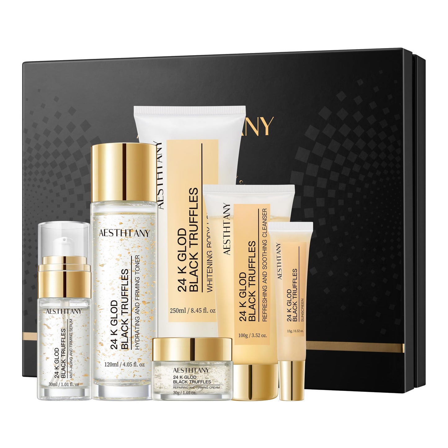 AESTHTANY 6-Step Refresher Course Skincare Set For Dry Combination Skin Types For Women Skin Care Set