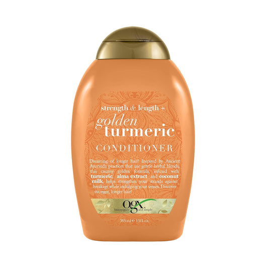 OGX Golden Turmeric Conditioner for Stronger, Longer Hair - Sulfate-Free, 13 Fl Oz